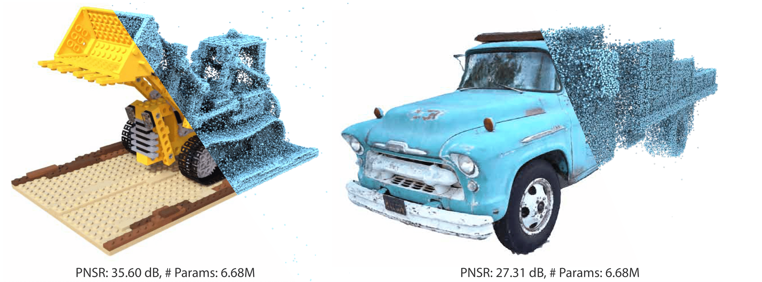 Lagrangian Hashing for Compressed Neural Field Representations